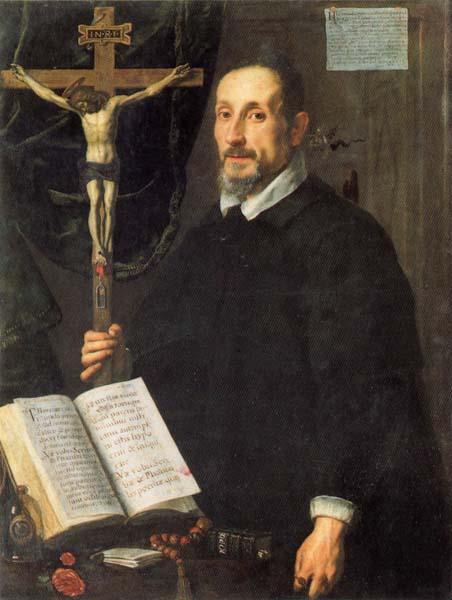 Justus Suttermans Portrait of Canon Pandolfo Ricasoli oil painting image